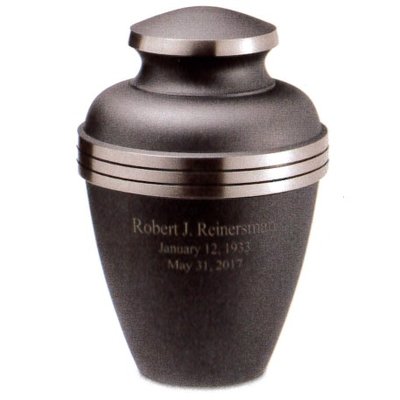 Ashen Pewter Full-Size Urn